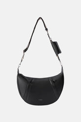Oryany - Banana Leather M Crossbody Handbags - BLACK / One Size